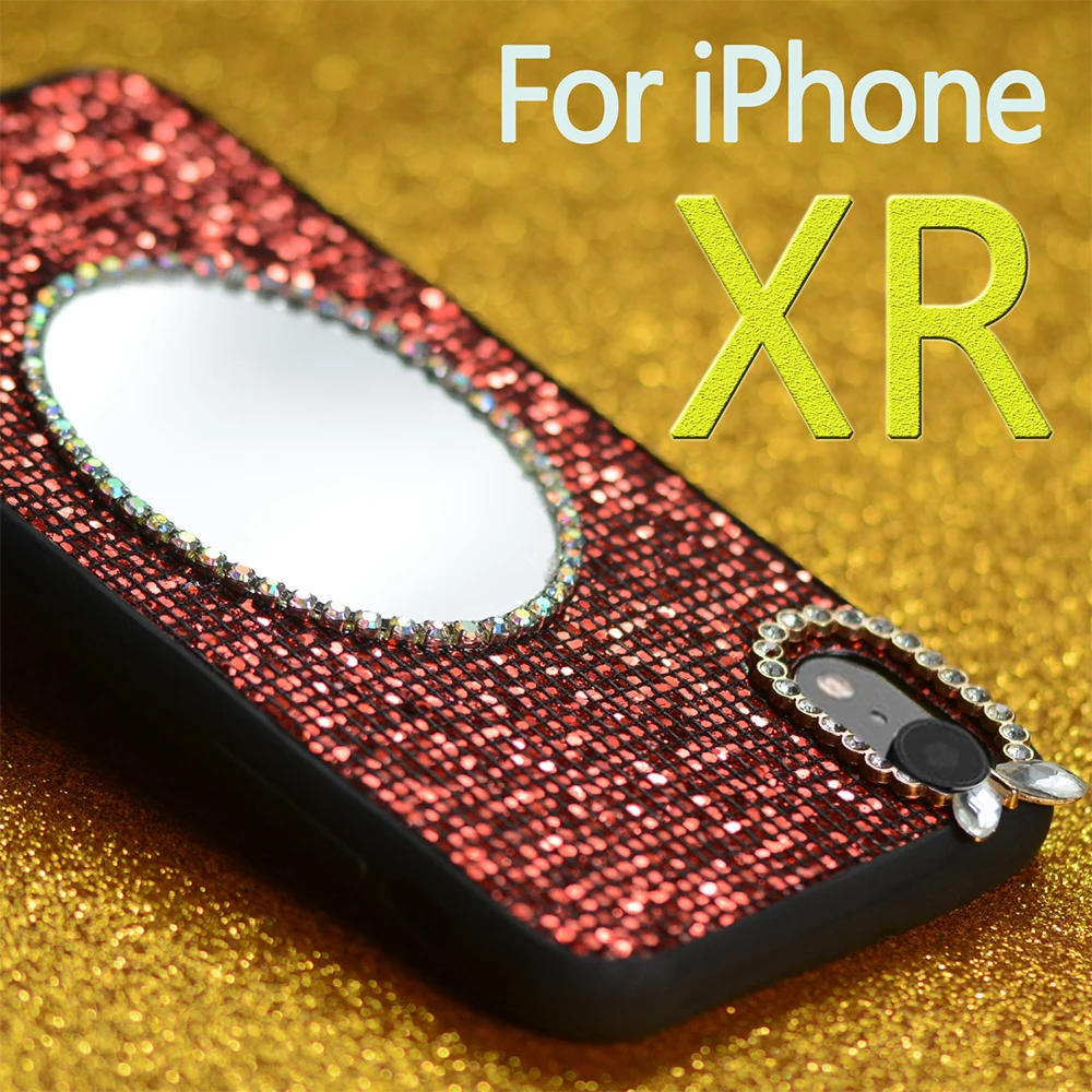 Роскошный чехол для iphone xr блестящий телефона rx i ipxr ixr 10r 10 ip applexr xrcase бампер с