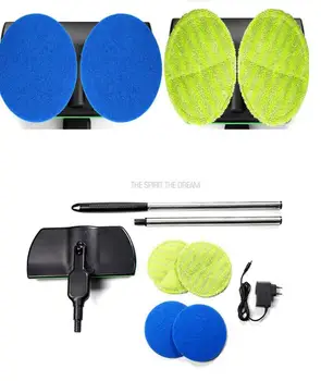 

Rechargeable All-round Rotation Floor Cleaner Mop Electric Rotary Mop Microfiber Cleaning Mopping Scrubber Polisher for Home