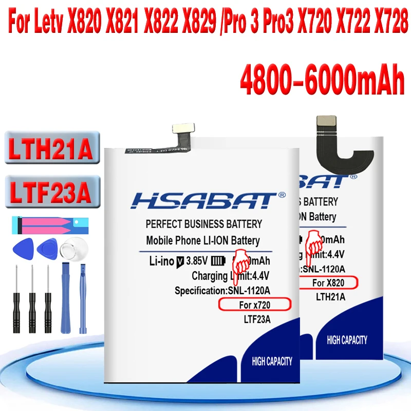Аккумулятор HSABAT LTH21A для Letv Le Max 2 Max2 5 7 дюйма X820 X821 X822 X829 LeMax2 LTF23A Pro 3 Pro3 X720 X722