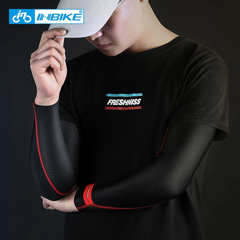 INBIKE, лето, ледяная ткань, рукава для рук, УФ-защита, для бега, кемпинга, баскетбола, налокотник, для спорта, велоспорта, рукава, Спортивная безопасность, снаряжение