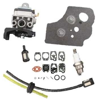 

Carburetor For Honda GX25 GX25NT HHT25S 16100-Z0H-825 Repair Kit Spark Plug Bulb Highly Matching The Original Equipment