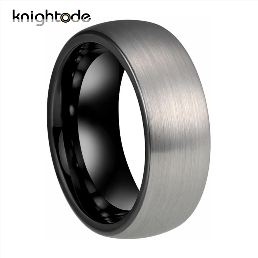 6 мм 8 черный Вольфрам карбида заниматься Для мужчин t кольца для женщин