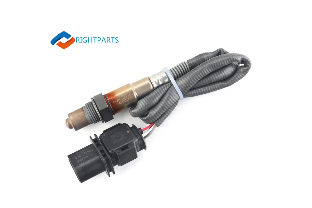 RIGHTPARTS 11787561410 Upstream Right Oxygen Sensor Lambda Sensor Air Fuel Ratio Sensor 0258017126 For BMW 528i 320i 118i 120i