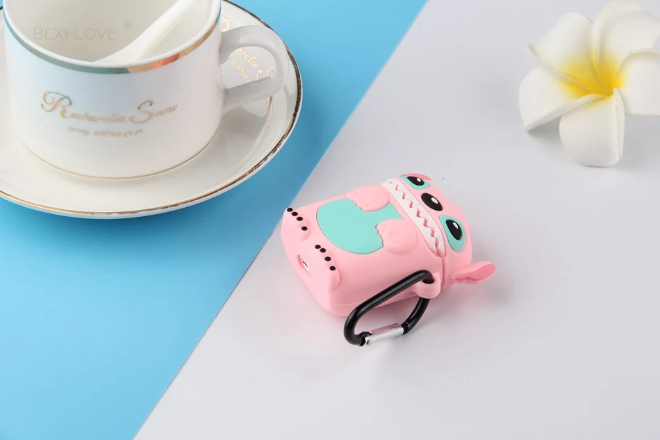 Чехол для наушников для Airpods, чехол с милым мультяшным котом и Мышкой, чехол для наушников для Apple Air pods 2 Earpods 3D Bear, аксессуары для наушников