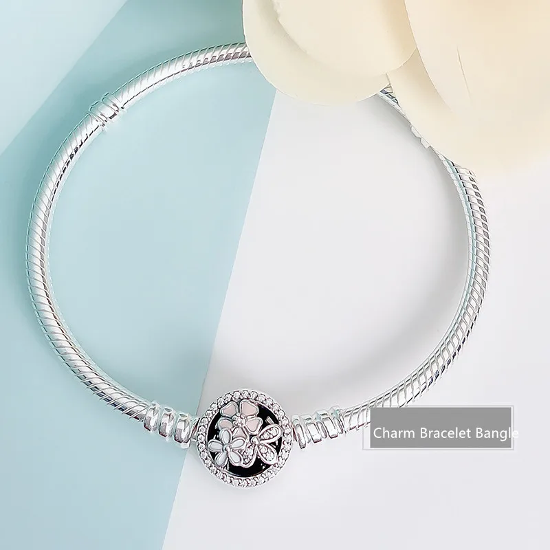 

2020 Fashion Jewelry 100% Silver charm 925 Bracelet for Women bracelets Jewelries Pulseira Gift,1pz