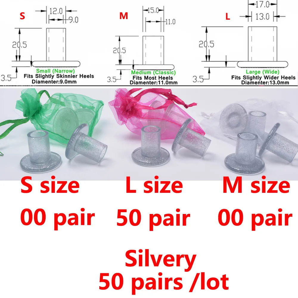 50 пар/лот пятки stopperсеребристые высокие Heeler противоскользящая Силиконовая полоска от натирания на пятку протекторы шпильки танцевальные Чехлы для свадебной вечеринки - Цвет: L50
