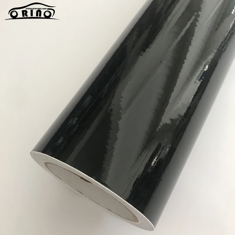 Black Gloss Vinyl Wrap Sticker-4
