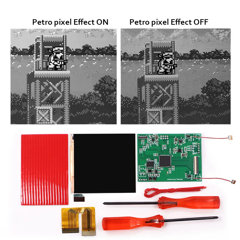 Super OSD Version Large Screen Backlight LCD For SNK Neo Geo Pocket NGP Black/White Game Console