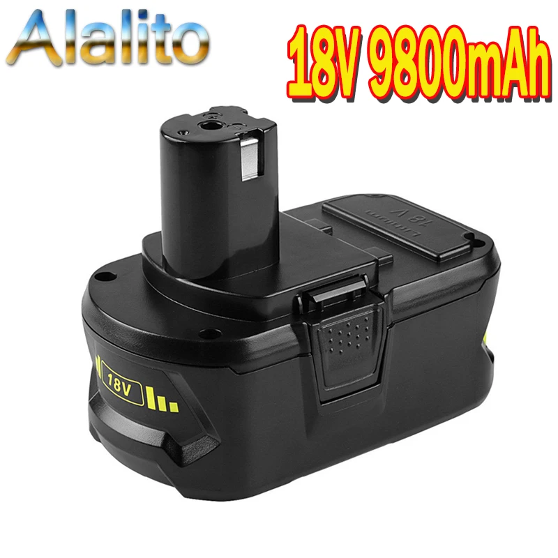 High Capacity New 18V 9800mAh Li-Ion For Ryobi Hot P108 RB18L40 Rechargeable Battery Pack Power Tool ONE+Hot sell | Электроника