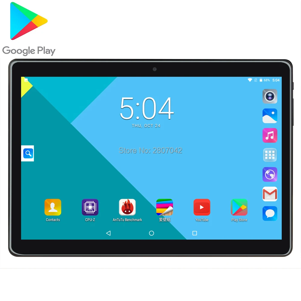 Планшет Google Android 2020 10 дюймов 3G телефонные звонки 2 гб + 32 пзу TF карта 64 9 0*1280 IPS wi fi