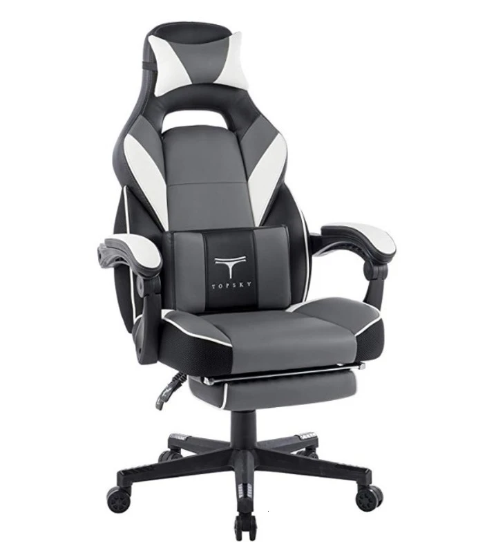 

High Back Racing Style PU Leather Executive Computer Gaming Office Chair Long Sessions Team Gaming