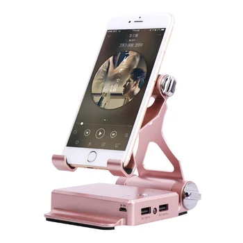 

New Hot Mobile Phone Stand Holder Charging Portable Powerbank LED Light Multifunction Bracket
