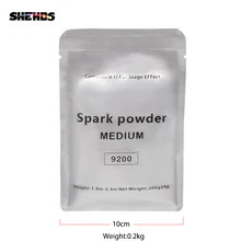 1 пакет Ti порошок 200 г титановый металлический порошок открытый холодный Искра фонтанный фейерверк сверкающая машина Расходные Материалы Порошок