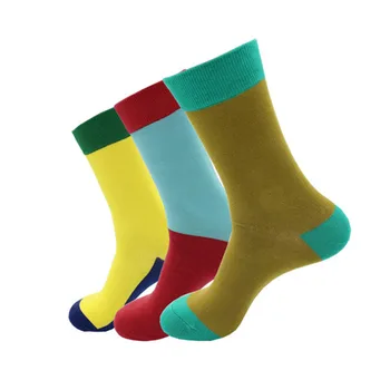 

High quality happy socks men comfortable colorful cotton socks man's and male happy long socks