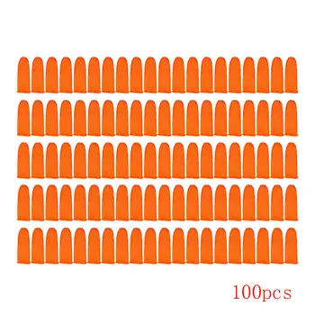 

100pcs/set Silicone Fingers Caps Anti-slip Finger Protector Sleeve Cover Heat Resistant Finger Cover For Cooking Barbecue Tool