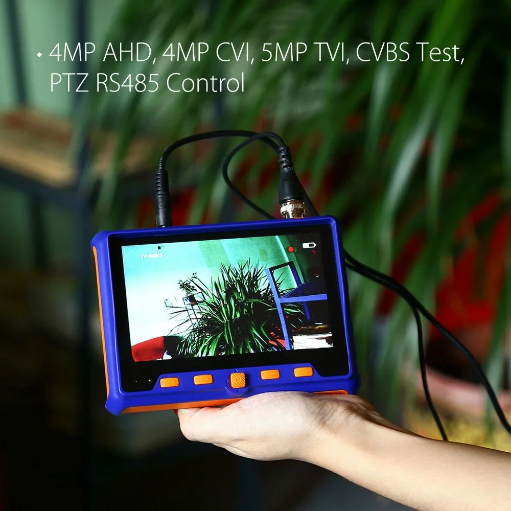 SEESII 5900 5 "1080 P камера тест er монитор TVI CVI AHD CVBS Аналоговый Тест HDMI VGA инструмент ввода ЖК-экран BNC кабель камера тест ing