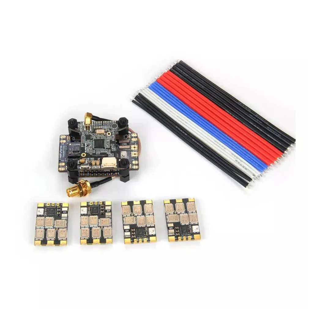 

Holybro Kakute F7 V1.5 Flight Controller + Atlatl HV V2 VTX + 4 PCS 65A BL_32 Tekko32 F3 Metal ESC Combo for RC Drone