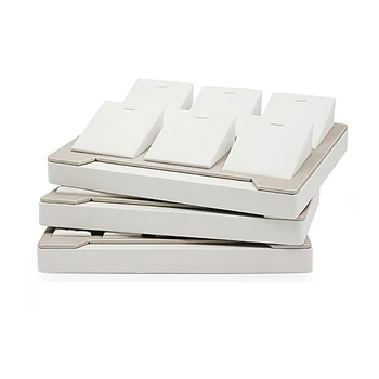 

Wholesale Pu Leather Oem Ring Jewelry Set Display Tray Pendant Jewelry Tray