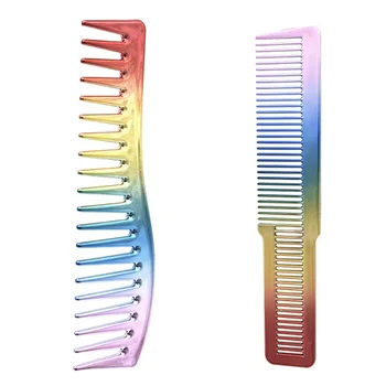 

2Pcs Hair Styling Comb Hairbrush Salon Comb for Barber Salon Home