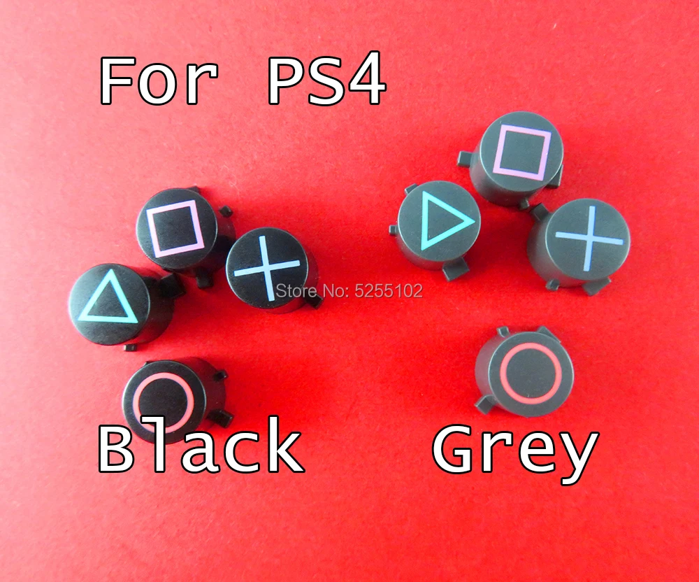 100 комплекты 4 в 1 для Sony Playstation Dualshock4 3 PS4 PS3 геймпад круг квадрат треугольник Кнопка
