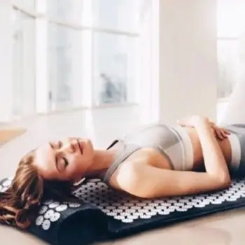 

Acupressure Relieve Stress Back Body Pain Spike Massager Cushion Massage Mat Acupuncture with Pillow