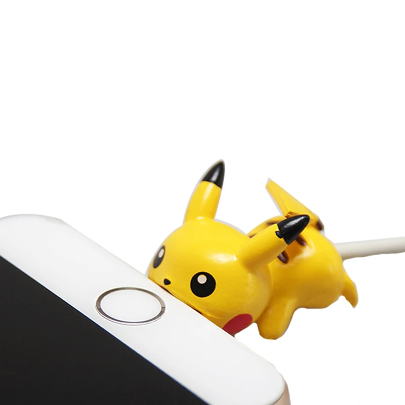Pokemon Go кабель протектор usb зарядный кабель намотка укуса реквизит Take A Bite кабель Пикачу Chompers защитный чехол милый