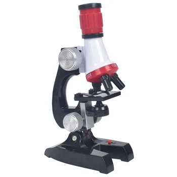 

Kids 1200X Biological Microscope Kit Educational Toys Laboratory Instruments Funny Cool Mini Microscope for Children