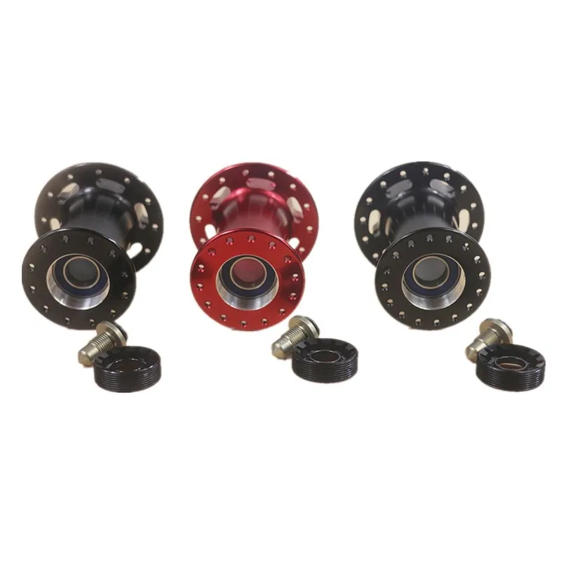 

front hub Powerway PHB-L11 83mm left hand J-Hook 6 bolt disc hub MTB XC AM lefty 2.0 24H 28H 32H with free axle bolt and cap