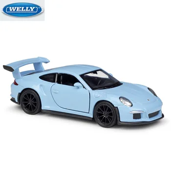 

WELLY Diecasts&Toy Vehicles 1:36 2016 PORSC 911 GT3 RS Simulation Alloy Pull Back Car Model Collect Gifts for Kids Free Shipping