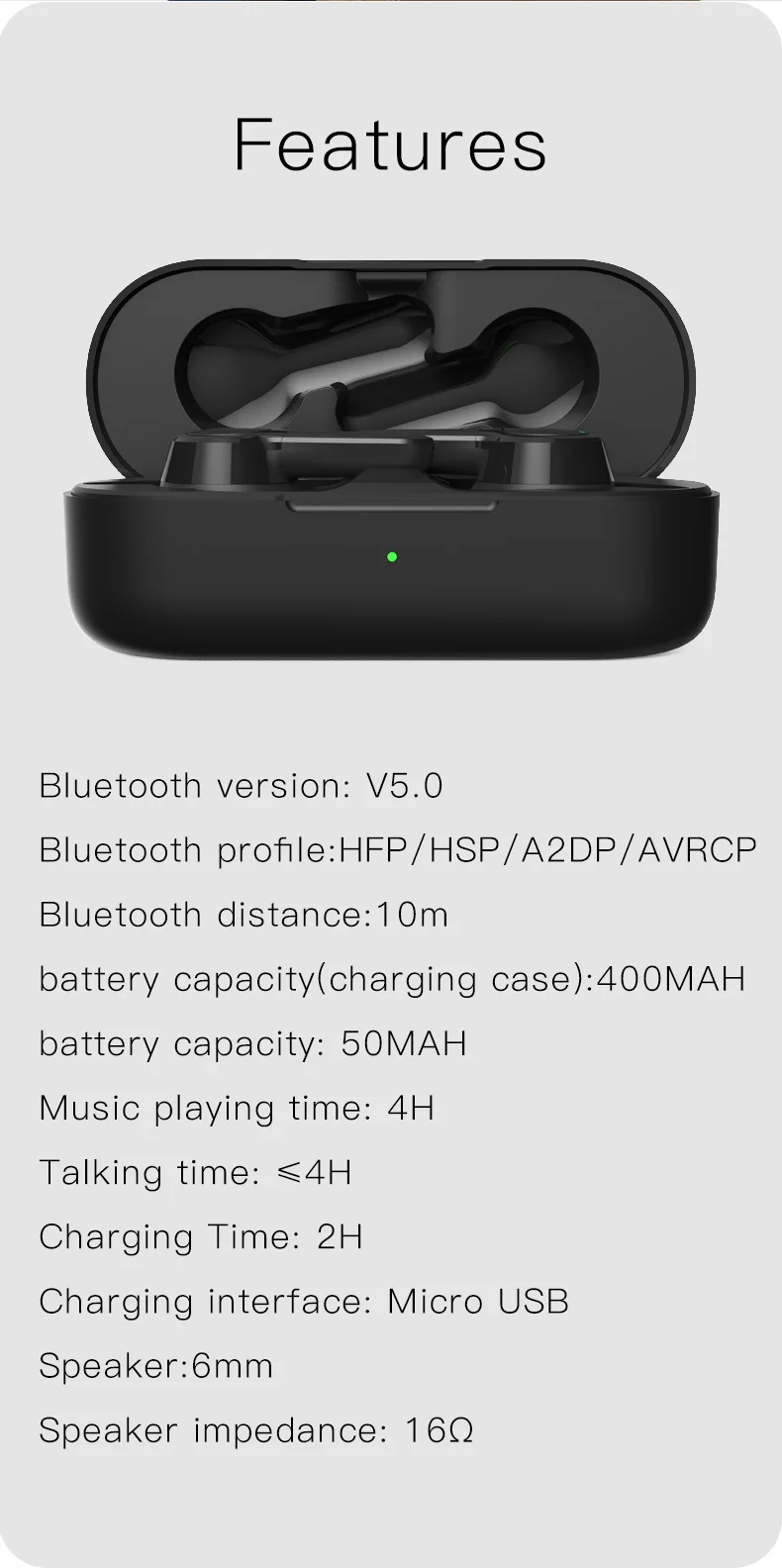 TS04 беспроводные bluetooth-наушники Hi-Fi спортивные фитнес-вкладыши водонепроницаемые автоматически 5,0 бесконтактные наушники
