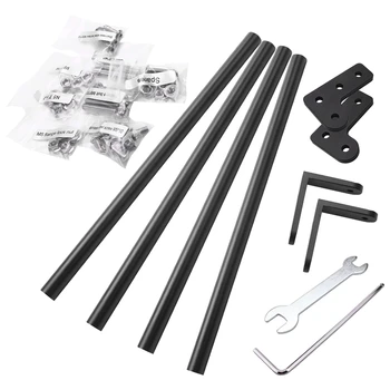 

3D Printer Bracket Upgrade Tie Rod Kit 300MM Dual Z Axis Aluminum Plate for CR-10 Pull Rod Kit DIY Desktop