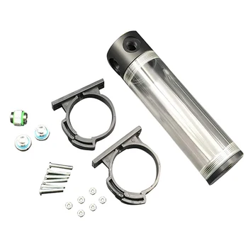 

Multi-Type Computer PC Acrylic Water Cooling Tank Length 190mm Diameter 50mm Cylindrical Water-Cooled Liquid Tank Cooler