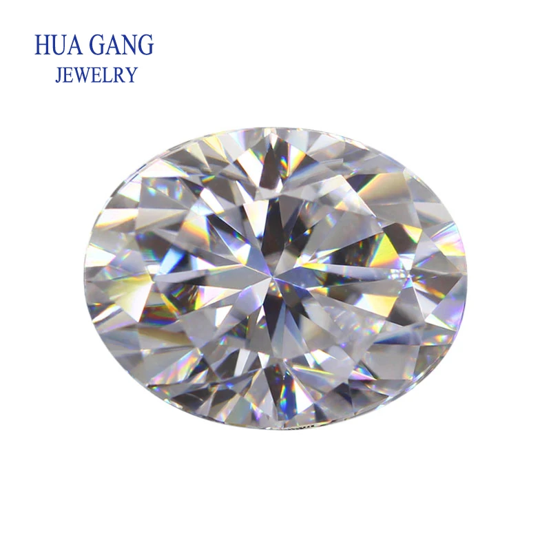 Low Price Oval Moissanite 0.5ct To 8ct D ColorLoose Moissanite Oval Excellent Cut VVS1 For Engagement Ring Beads For Jewelry