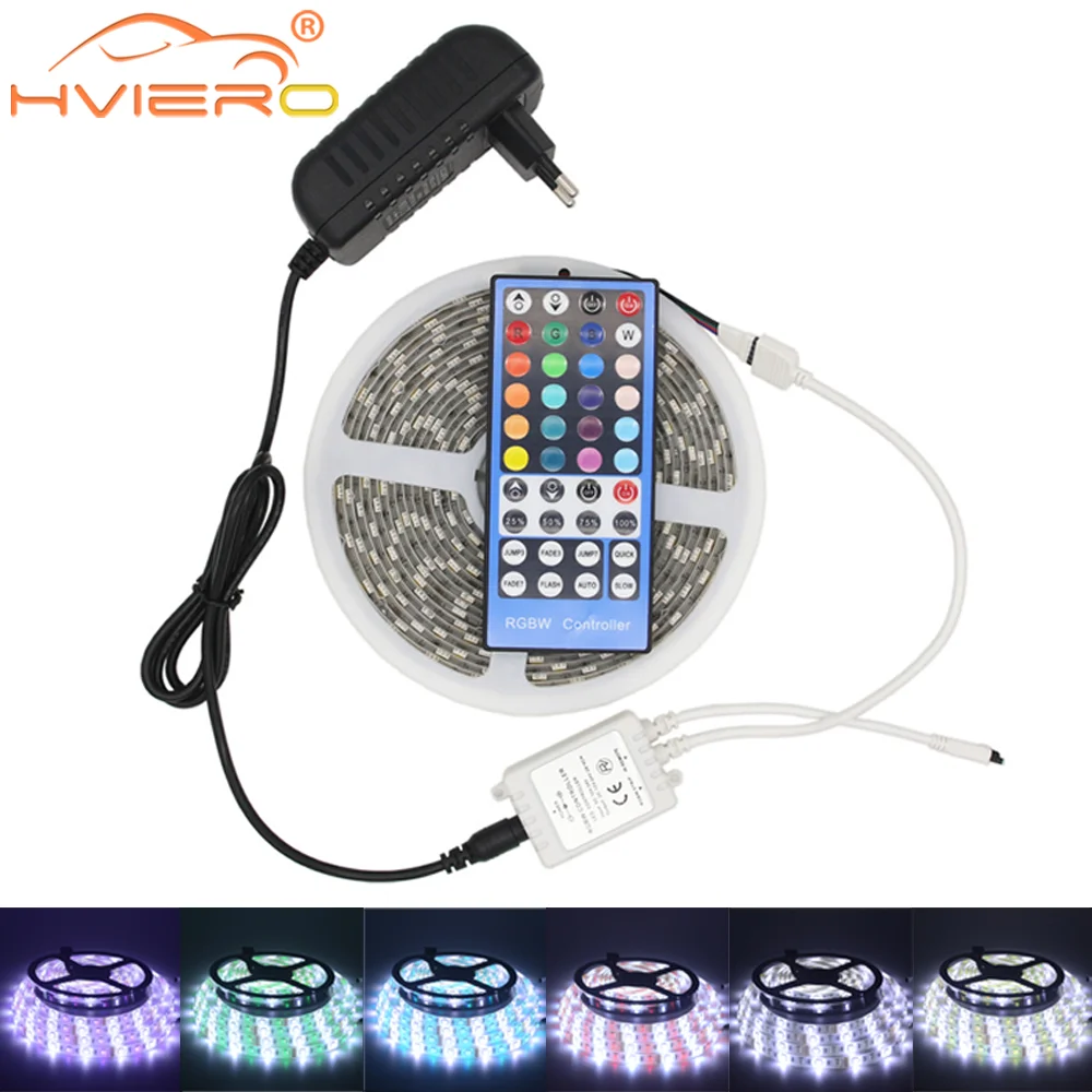 

IR 40key 5m 300Leds RGB White LED Wholesale Led Strips Flexible Lights Home Light Holiday Light Remote Desk Lamp Garden Lighting