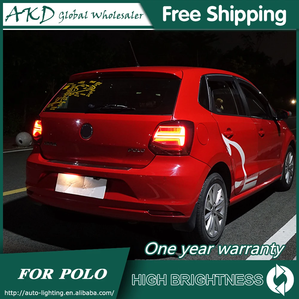 Задний фонарь для автомобиля Volkswagen 2009- новая POLO светодиодная сигнальная лампа Противотуманные фары DRL дневные ходовые огни тюнинг автомобильные аксессуары