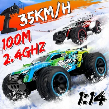 

1:14 35Km/h 2WD RC Remote Control Off Road Racing Cars Vehicle 2.4Ghz Crawlers Electric Monster Truck RC Car