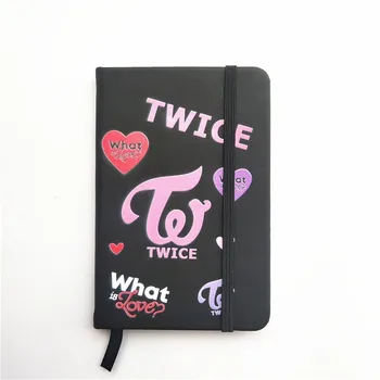 

KPOP BLACKPINK GOT7 TWICE SEVENTEEN WANNA ONE PU Notebooks Soft Copy Note Pads Diary Books Gift School Stationery Supply
