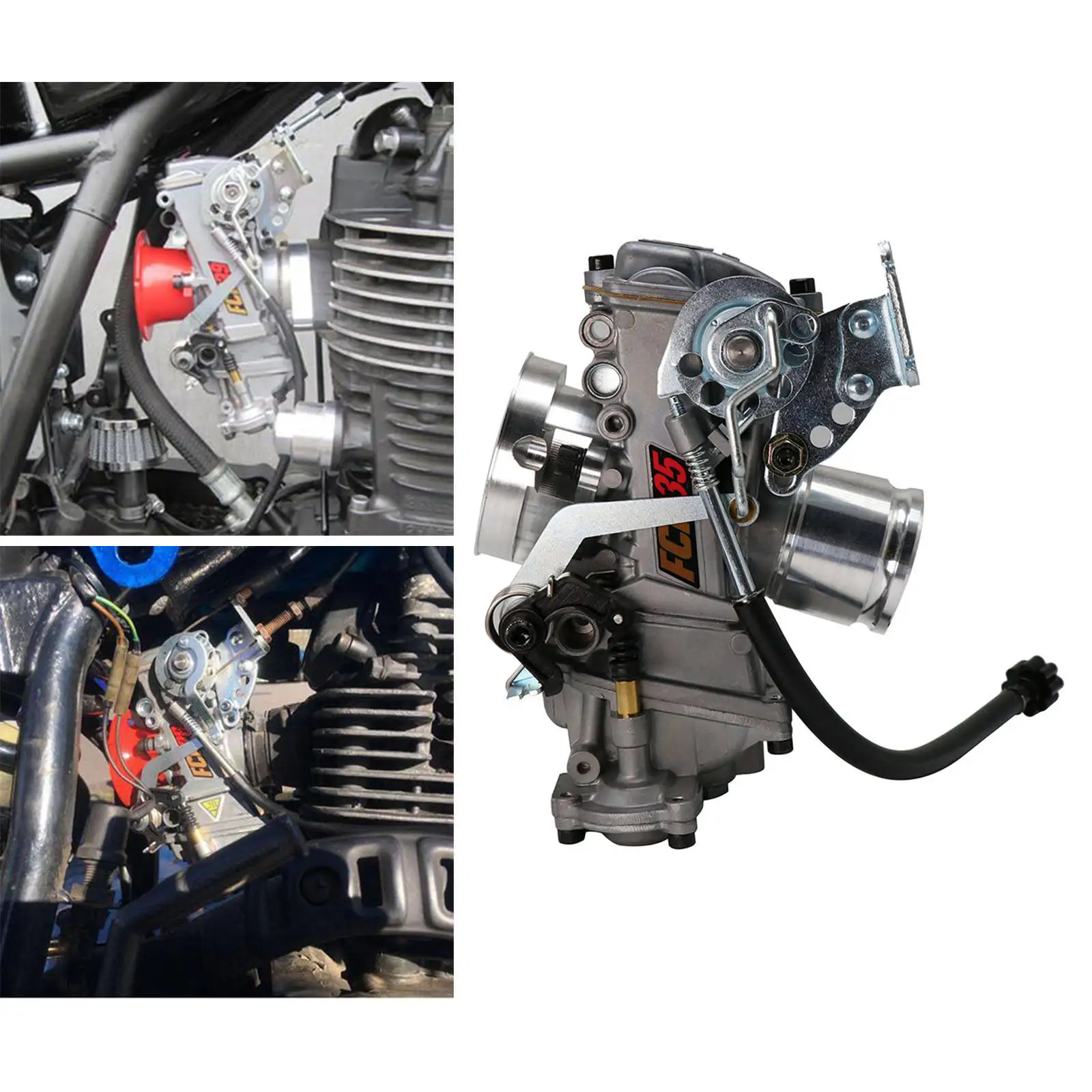Fcr35 Carburetor 35mm Alloy Fit For Racing Scooter Fcr Carb Replacement ...