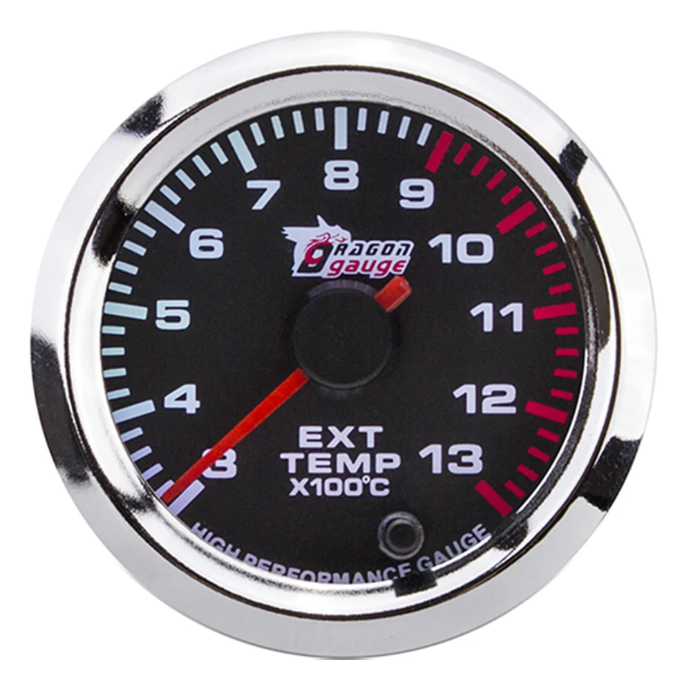 Dragon 2“ 52mm Stepper Motor 7 Colors Backlight Auto Car Exhaust Gas Emperature Gauge Engine Ext Temp Meter images - 6