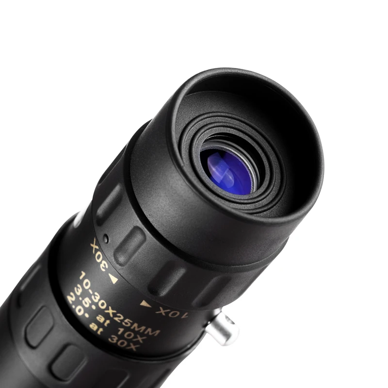 Лучший Nikula 10-30X25HD зум высокой мощности Карманный bak4 призма Монокуляр очки телескопы с низким ночным видением не штатив инфракрасный