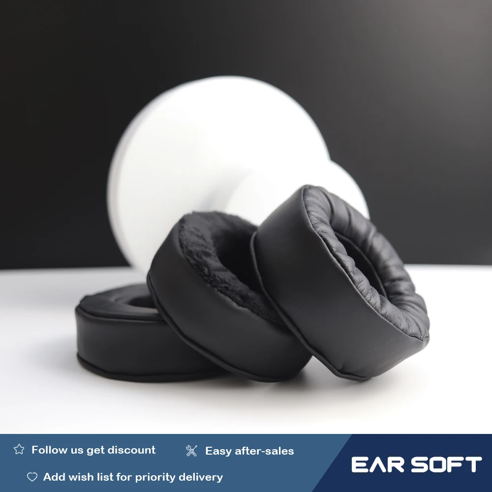 

Earsoft Replacement Ear Pads Cushions for MartinLogan Mikros 90 Headphones Earphones Earmuff Case Sleeve Accessories