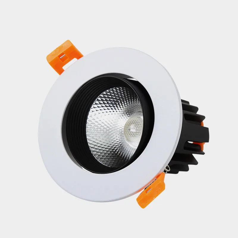 Встраиваемый cветодиодный Светильник Downlight Круглый анти-блики COB светодиодный локальный светильник 5 Вт 7 Вт 9 Вт 12 Вт светодиодный точечные потолочные светильники фоновые светильники Освещение в помещении