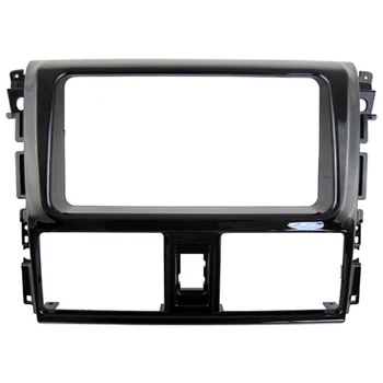 

102*202MM 2DIN Car dash Radio Fascia for Toyota Vios 2013 Auto CD Trim Panel Plate Fascia Frame In Dash Mount Kit