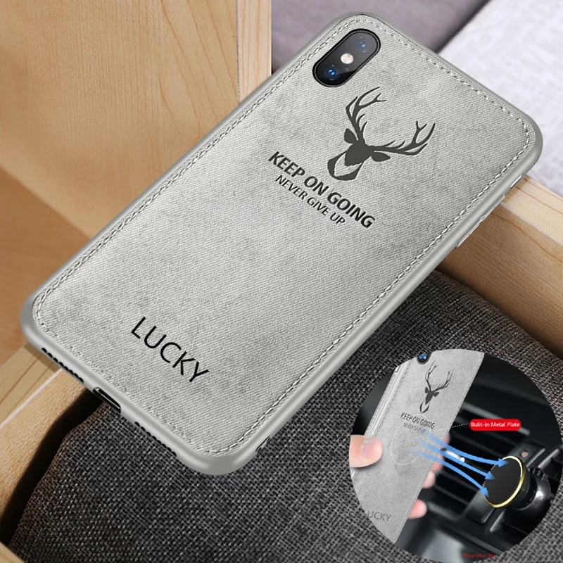 

Hot Cloth Texture Deer 3D Soft TPU Magnetic Car Case For Oneplus 6T Built-in Magnet Plate Case For Oneplus 7 Pro 6 6t Cover Oneplus7 Pro Oneplus6T Silicone Couque Fundas Etui Carcasa Custodia Shell