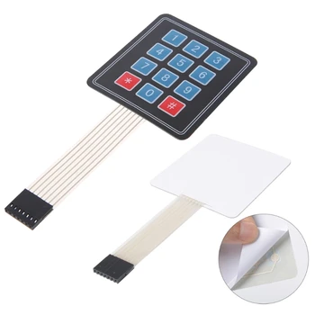 

Matrix Array 12 Key Membrane Switch Keypad Keyboard For AVR 4 x 3 LX9A