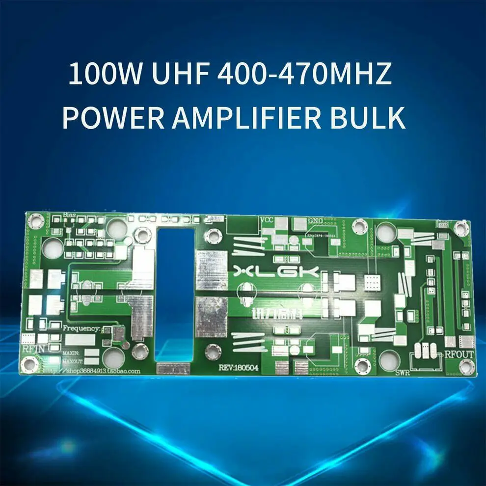 Последние DIY наборы 100W UHF 400-470MHZ усилитель мощности платы для радиостанции 433MHz