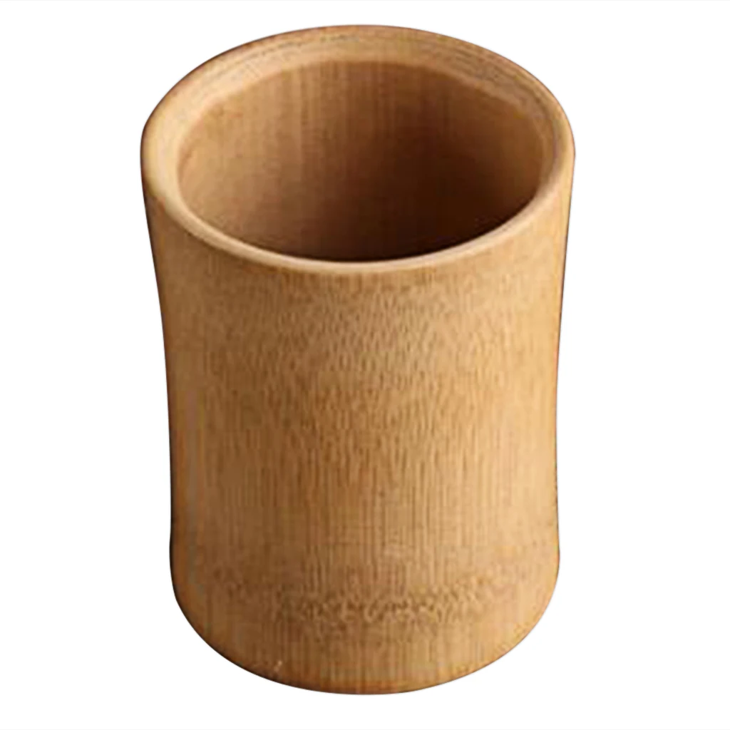 MagiDeal Natural Bamboo Drinking Cup Beer Juice Mug Cup Wooden Tea Cup Sake Cups 12 Design to Choose