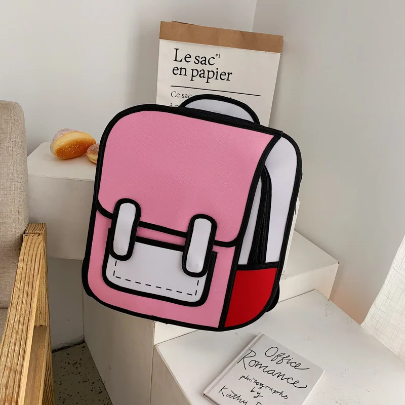 

New Shoulder Bag Female 2019 New Korean Version of The Second Yuan Student Bag Collision Color Travel Small Backpack Tide
