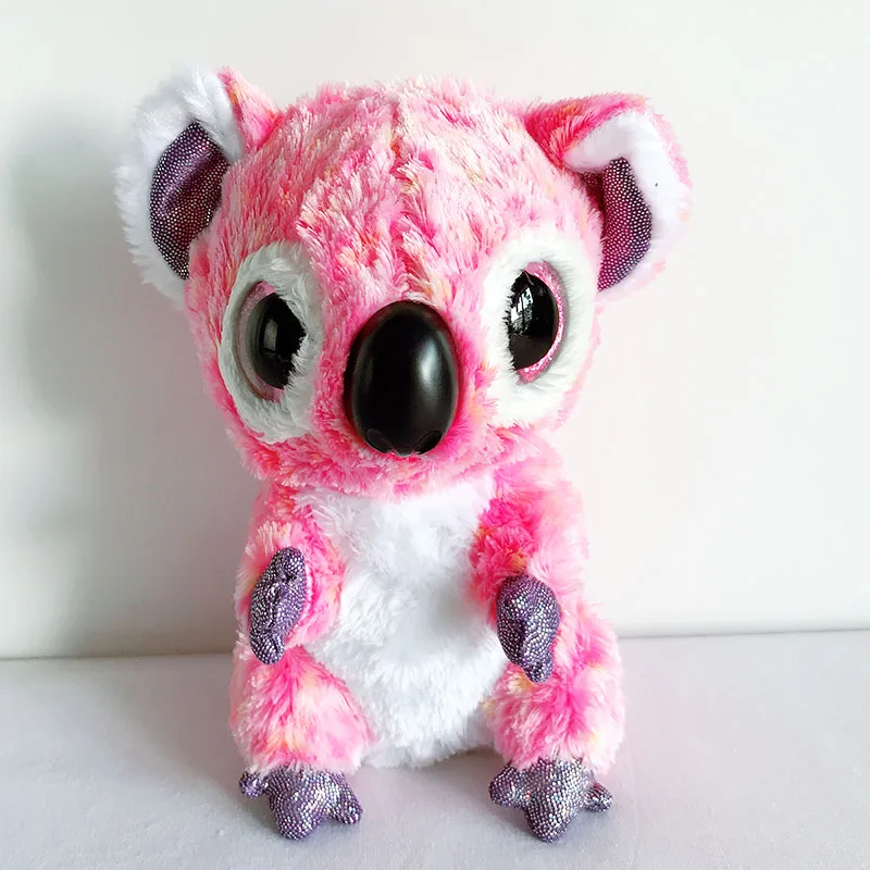 Новинка " 15 см Животные KACEY Koala медведь розовые блестящие глаза Коллекционная плюшевая игрушка Рождественский подарок