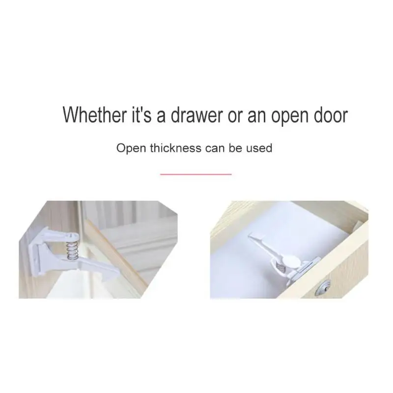 Детские замки для безопасности дверей шкафа, блокировщик ящика для защиты детей